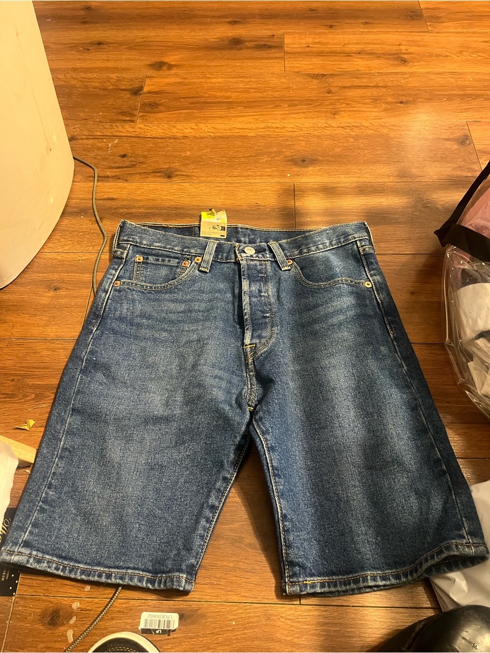 Levi's 501 Blue Denim Jean Shorts